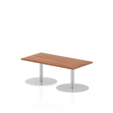 Dynamic Italia 1200 x 600mm Poseur Rectangular Table Walnut Top 475mm High Leg ITL0227 DD